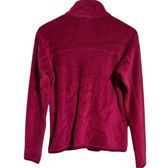 Patagonia Rubellite Star Pink Re-Tool Snap-T Pullover Fleece Sweater Top - Picture 5 of 12